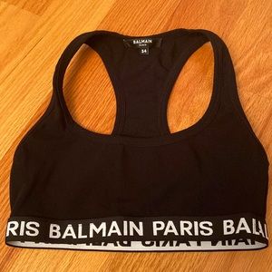 Authentic Balmain size 34 sports bra